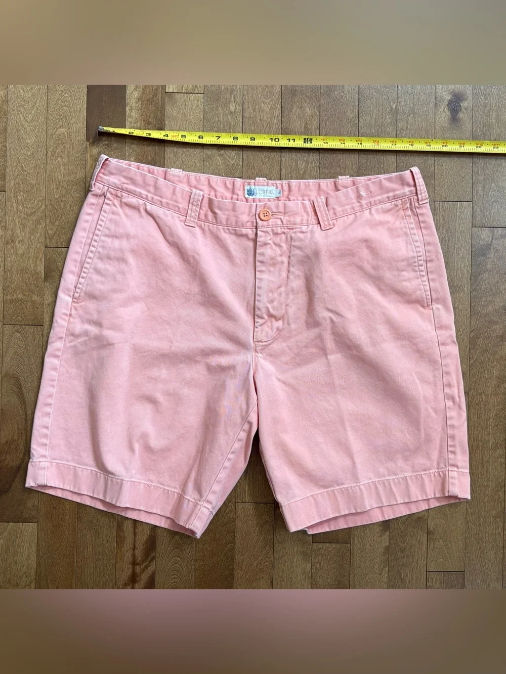 J.Crew Men's Chino Shorts - Pastel Salmon / Peach - Size 38